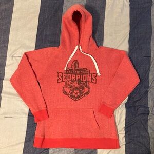 San Antonio Scorpions Womens Hoodie Sz M Red